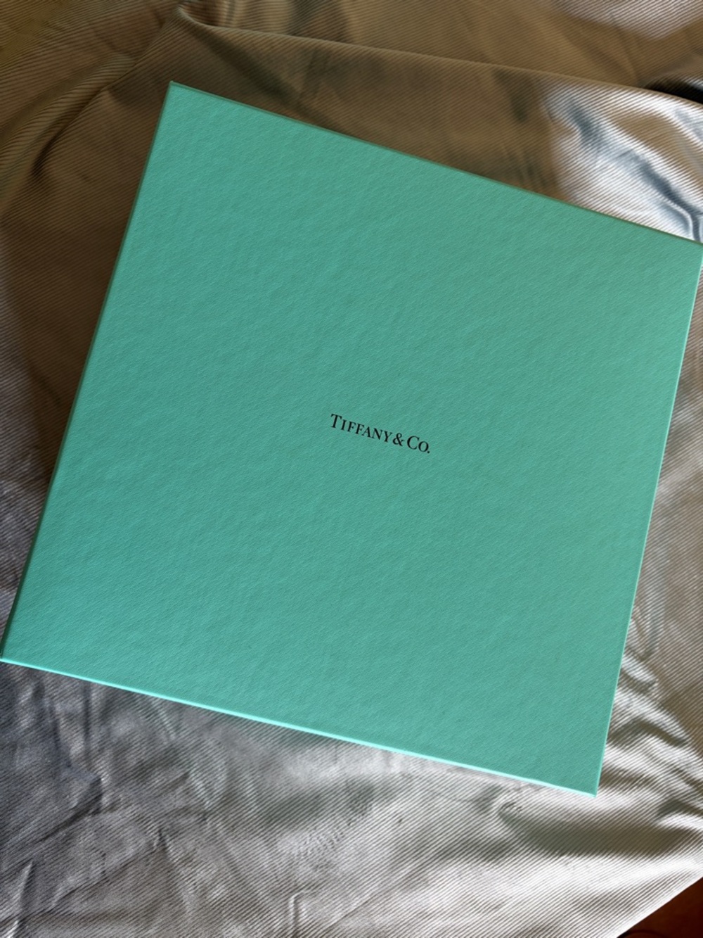 Authentic Tiffany & Co. signature blue Box
